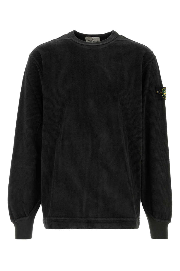 Stone Island 100% Cotton sweater in gray