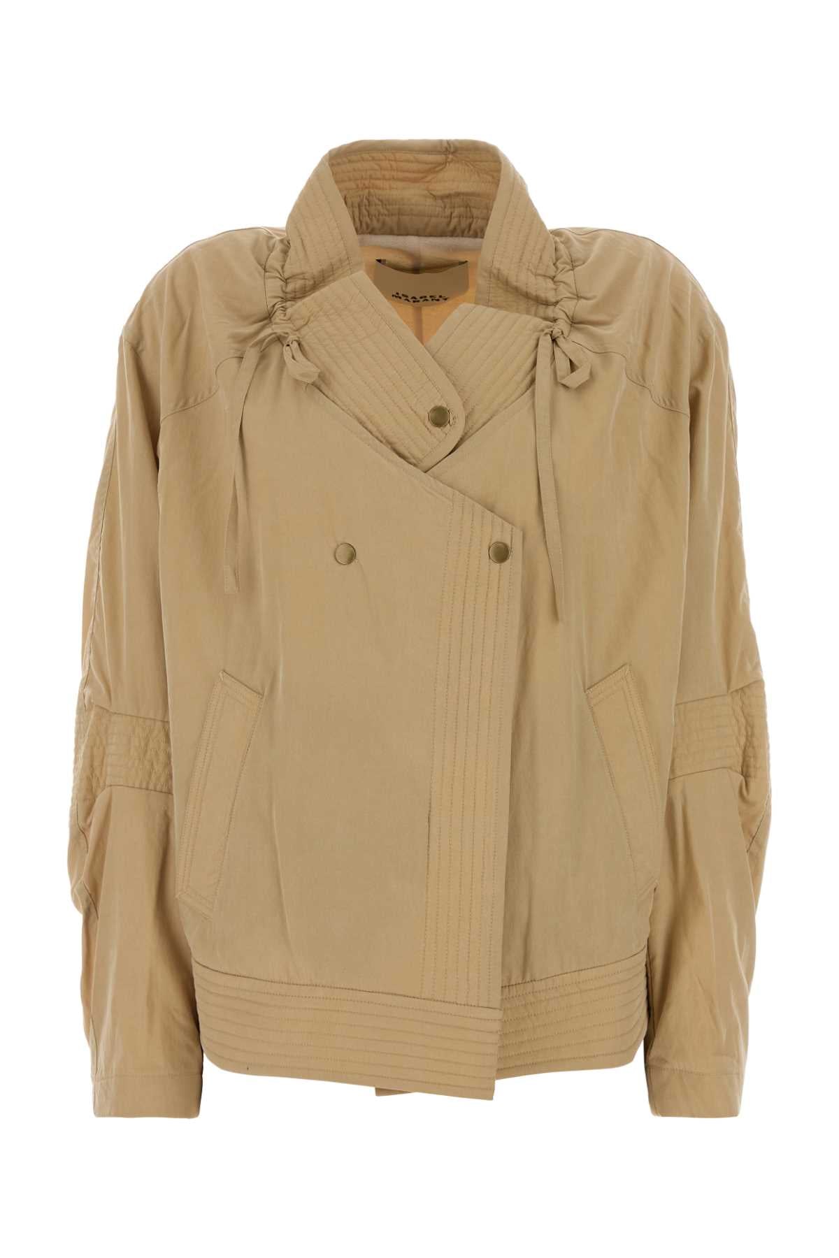 Beige Lyocell Theresa Jacket Desert Giubbini
