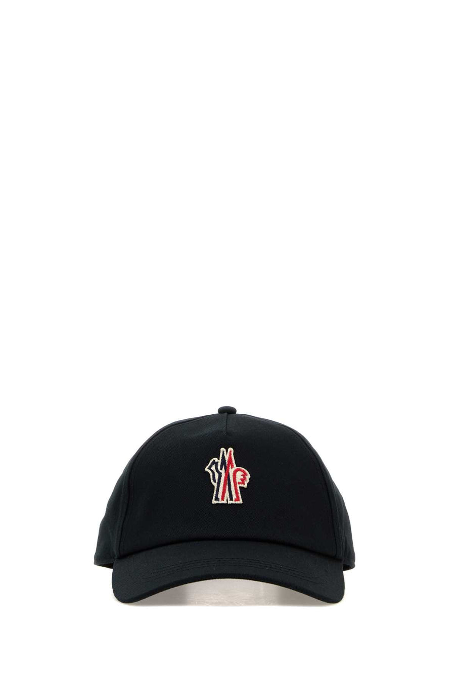 Moncler Grenoble BASEBALL 100% cotton baseball cap in black