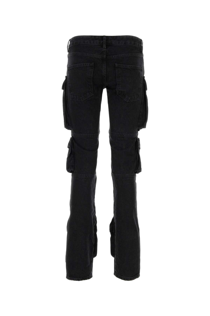Black Denim Jeans 100 Exterior Cotton