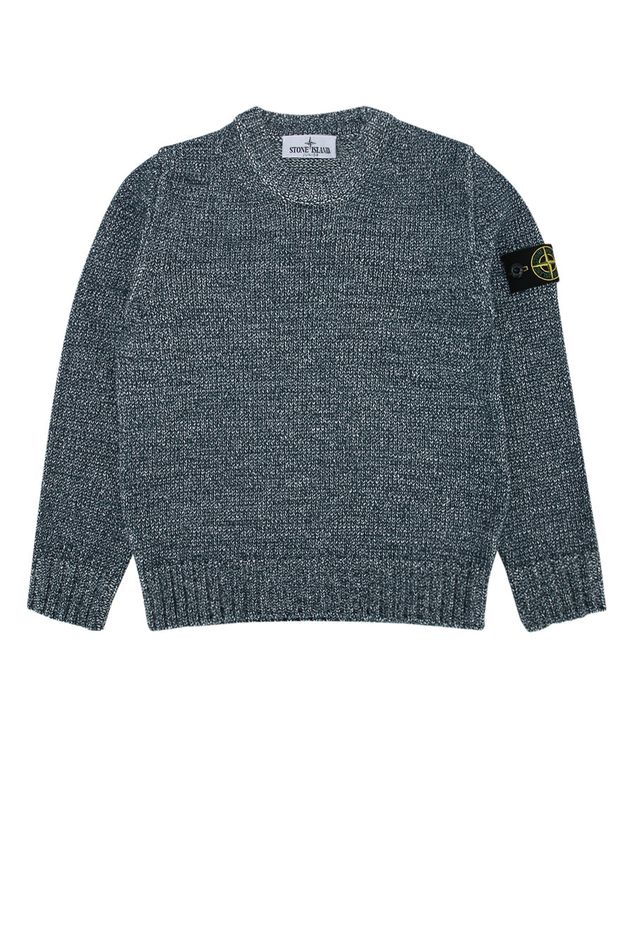 Stone Island Kids Neck 30% Acrylic sweater in navy