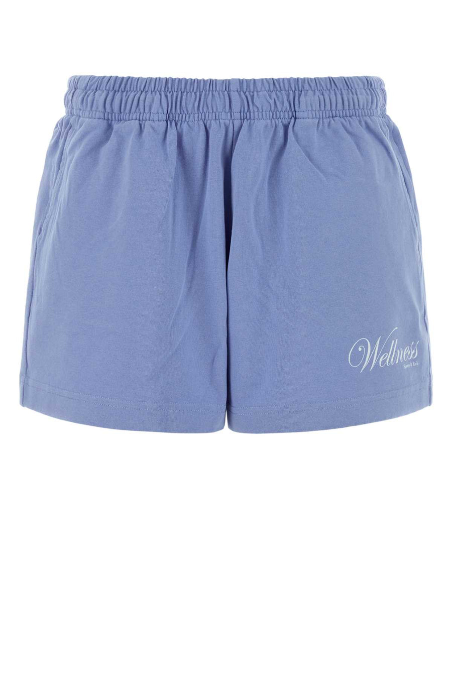 Sporty & Rich Disco 100% Cotton shorts in purple