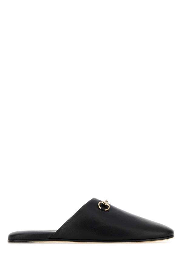 Gucci Exterior: 100% Nappa leather mule in black