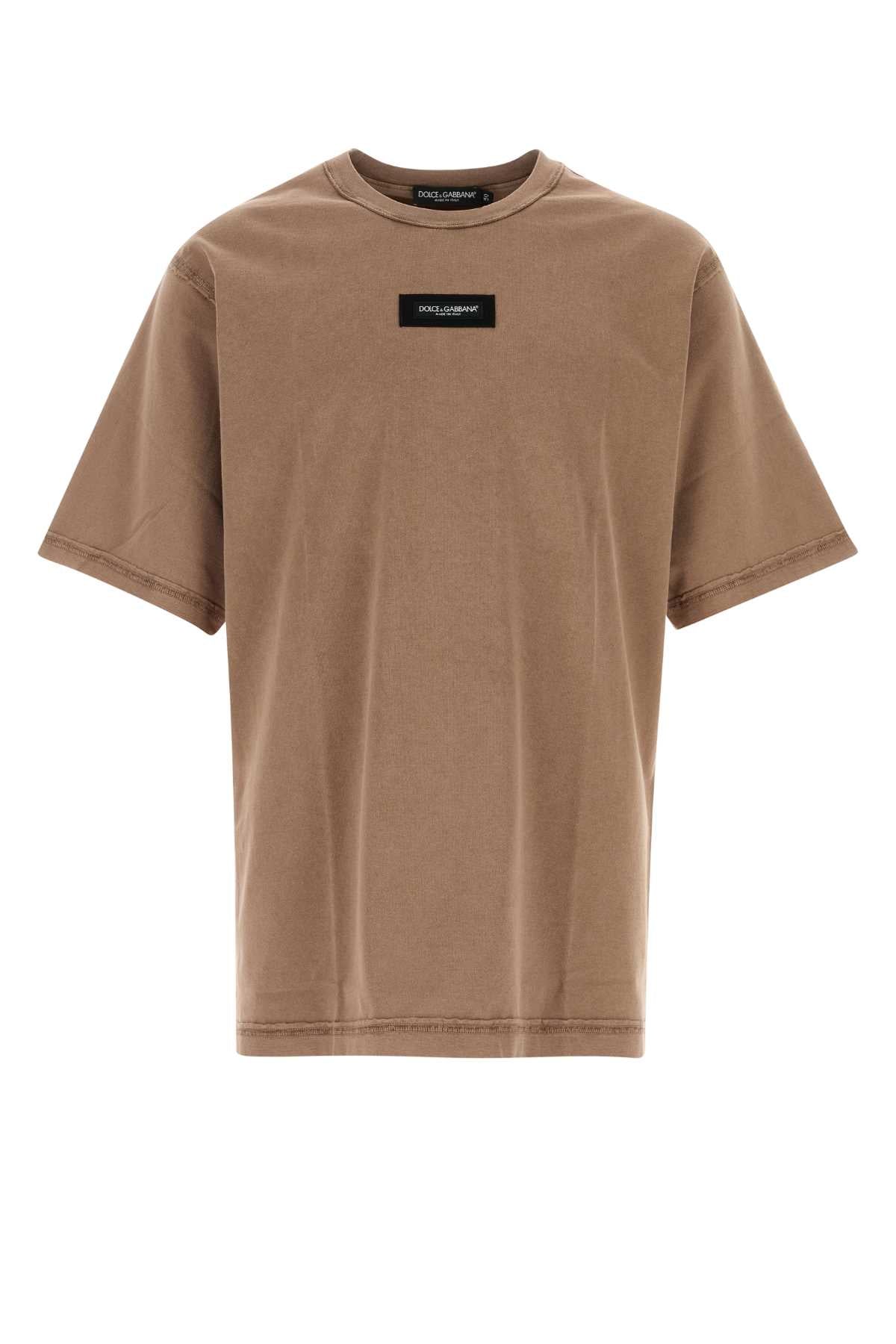 Marrone1 Exterior: Cotton T-shirt
