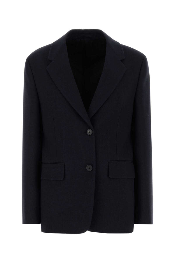 Prada 100% Wool blazer in navy