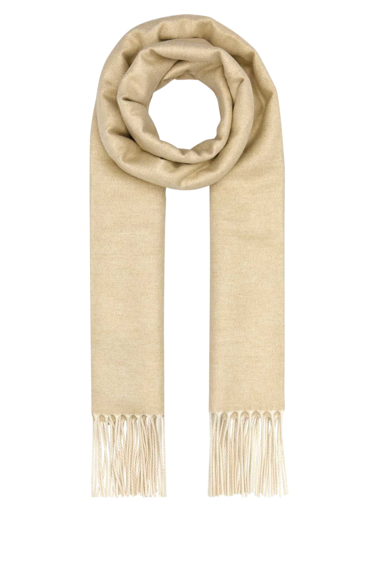Sand Silk Blend Scarf Platino+bianco Sciarpe E Foulard