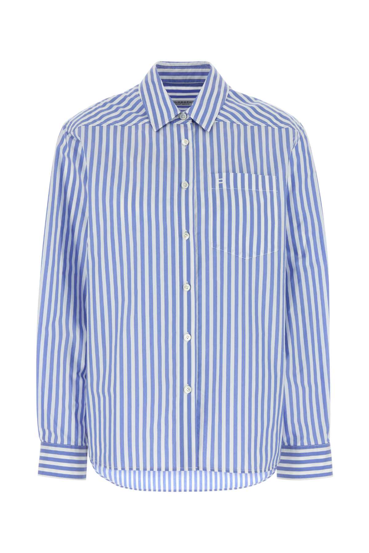 A02070735 1295 Fantasiablu Exterior: Nylon Cotton Camicie