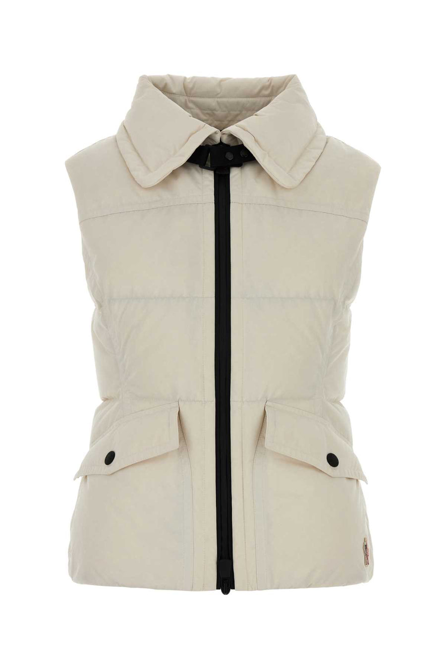 Moncler Grenoble Vest Exterior: 100% Polyester vest in beige