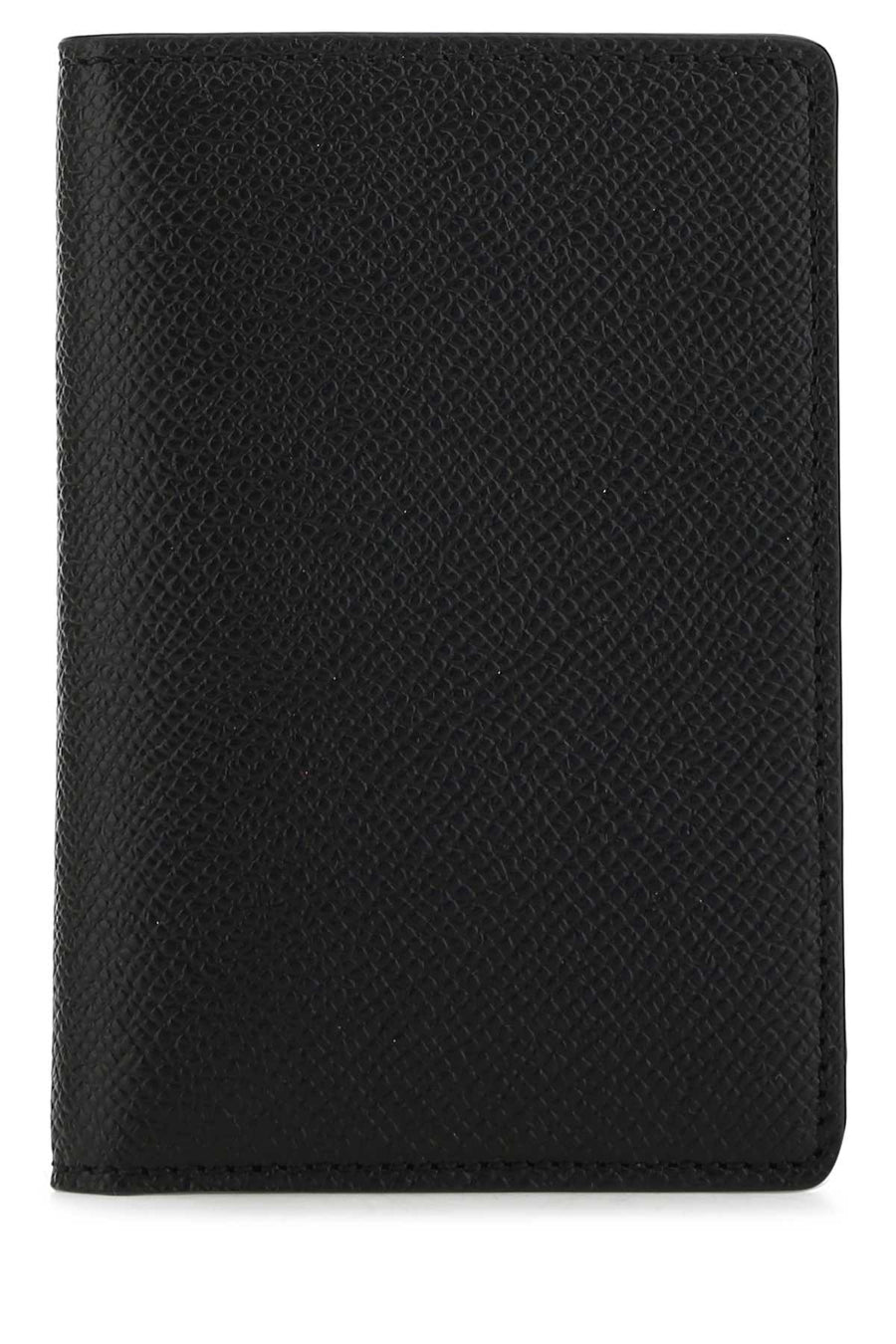Black Leather Card Holder T8013 Exterior: Portafogli