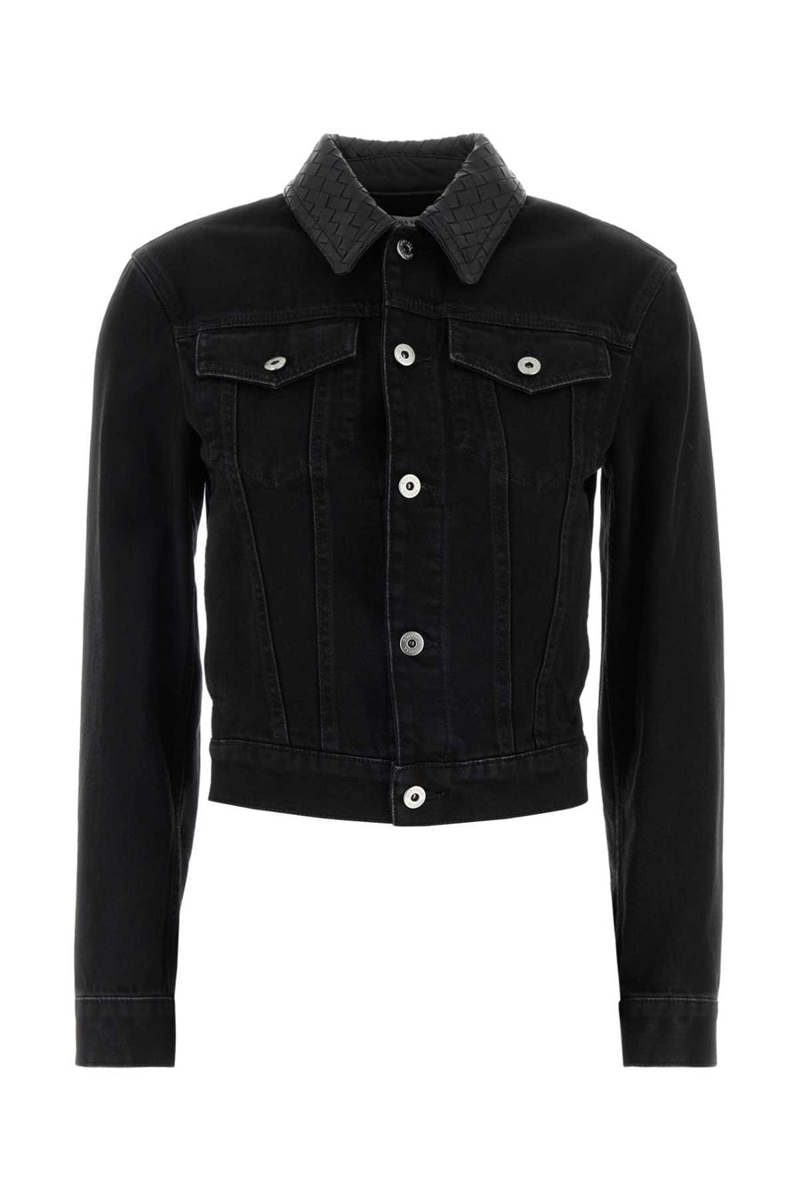 Bottega Veneta Exterior: 100% Cotton jacket in black