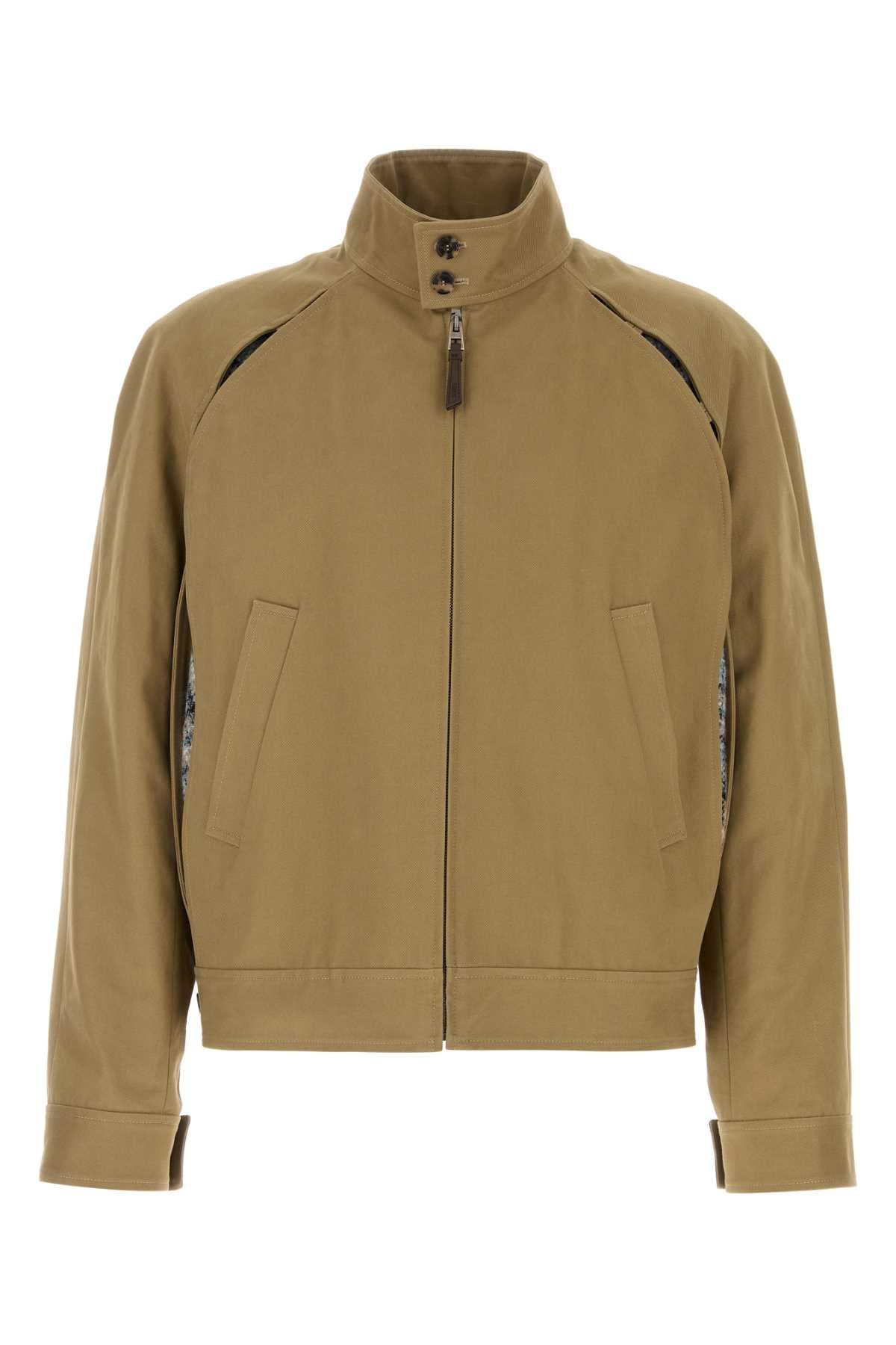 Beige Exterior: Cotton Lining: Wool Giacche E Gilet
