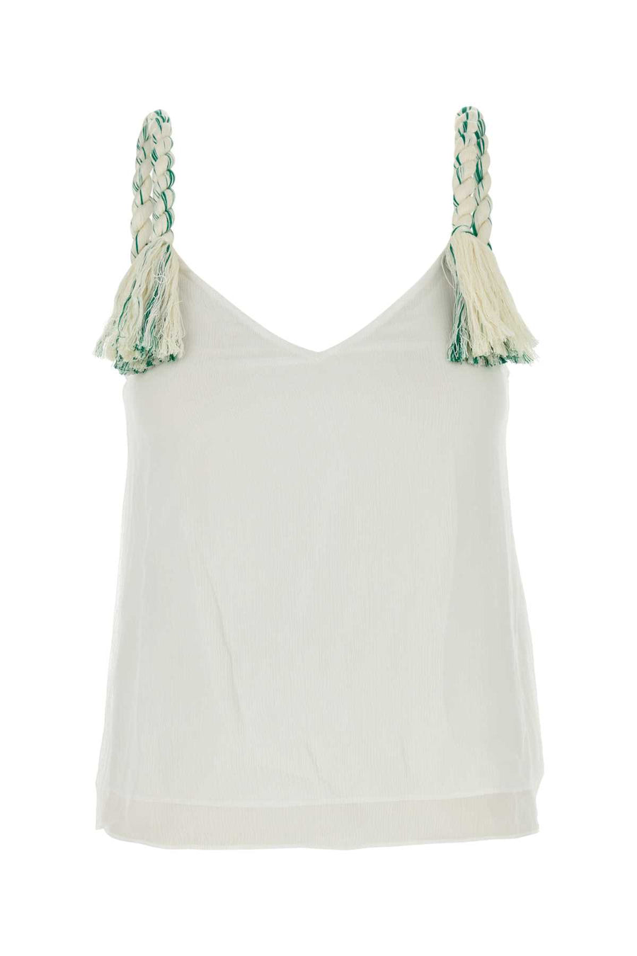 JW Anderson Strap Exterior: 100% Viscose tank top in white