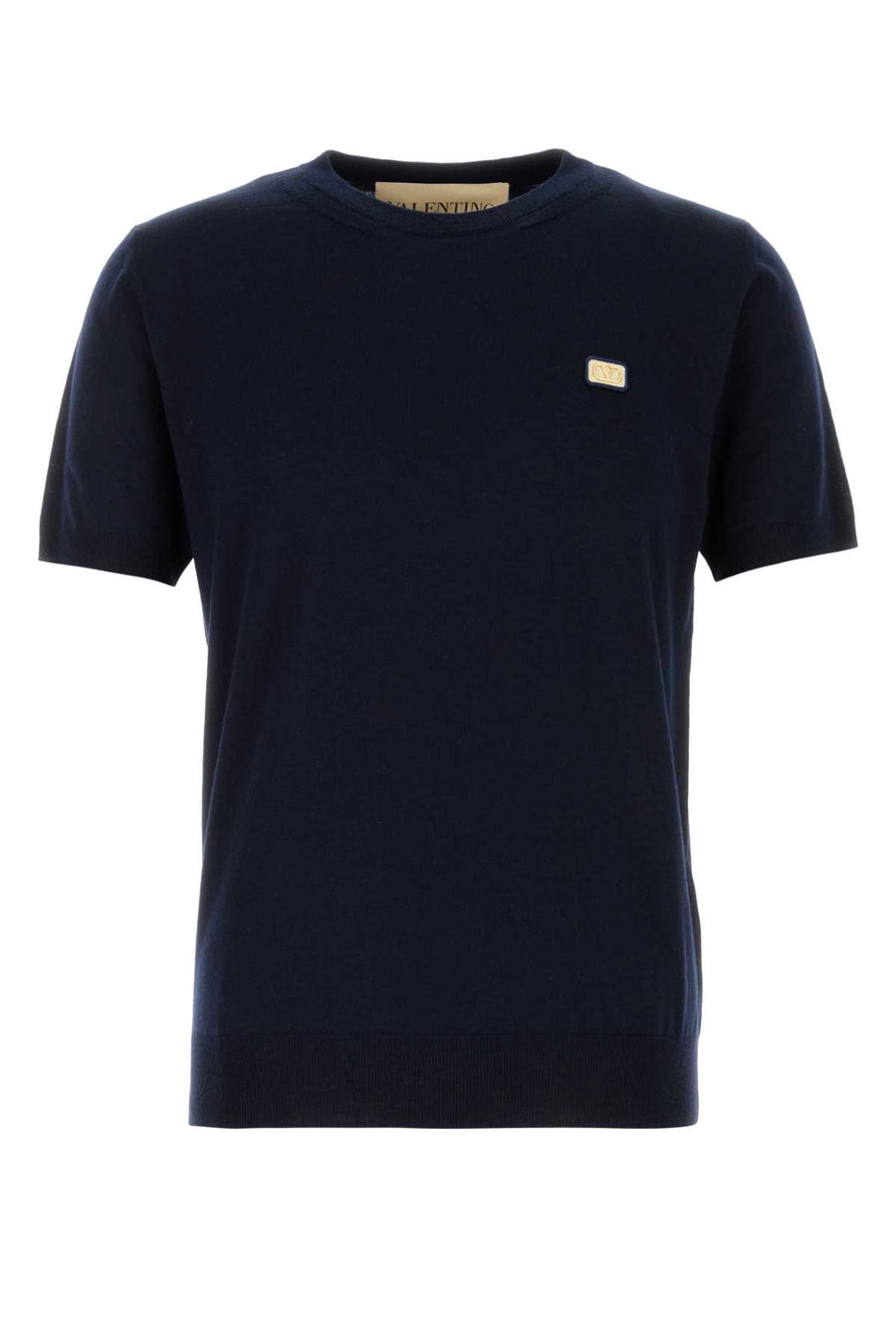 Valentino Garavani 100% virgin wool sweater in navy