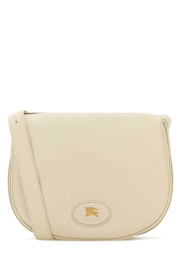 Burberry Tavistock Exterior: 100% Calf Lining: 100% Calf Finishing: Golden metal crossbody bag in beige