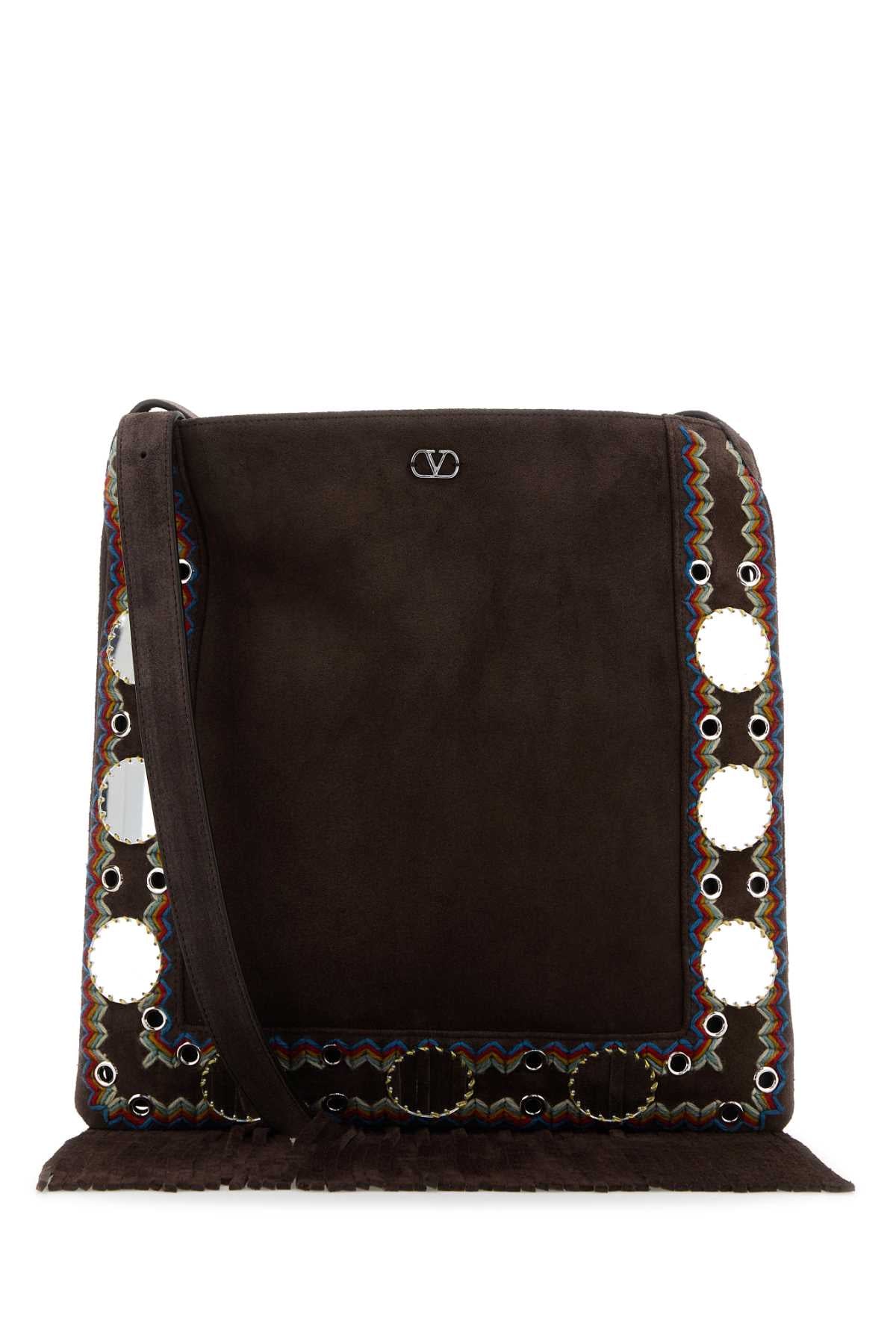 Brown Suede Nellcãte Crossbody Bag Multicolortestadimoro Borse A Tracolla