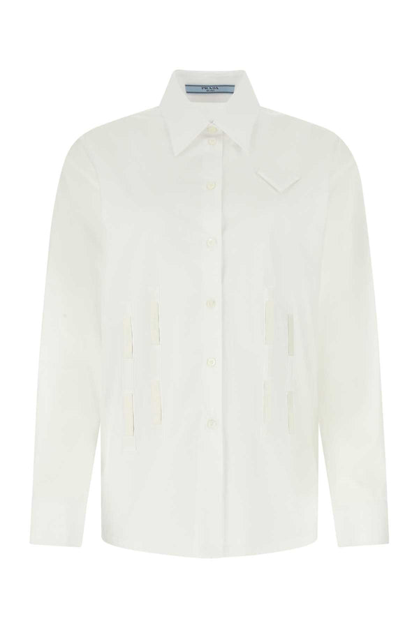 Prada 100% Cotton shirt in white