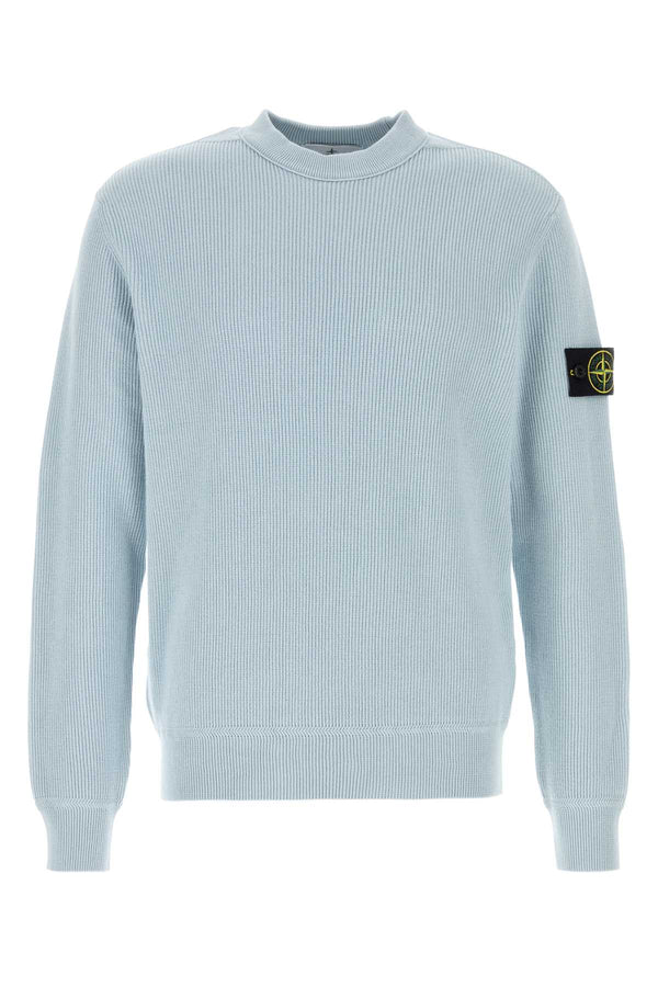 Stone Island 100% Cotton sweater in blue