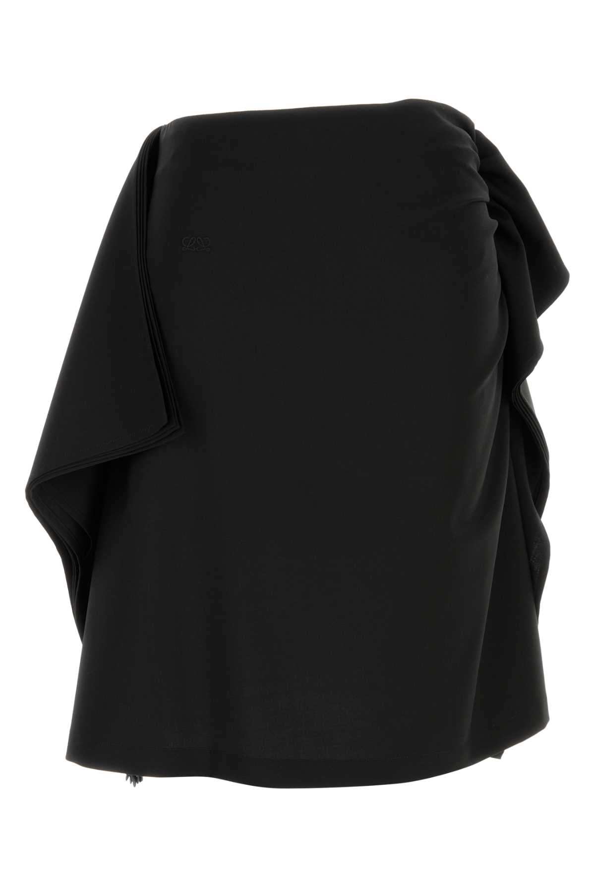 Black Wool Skirt Exterior: Gonne