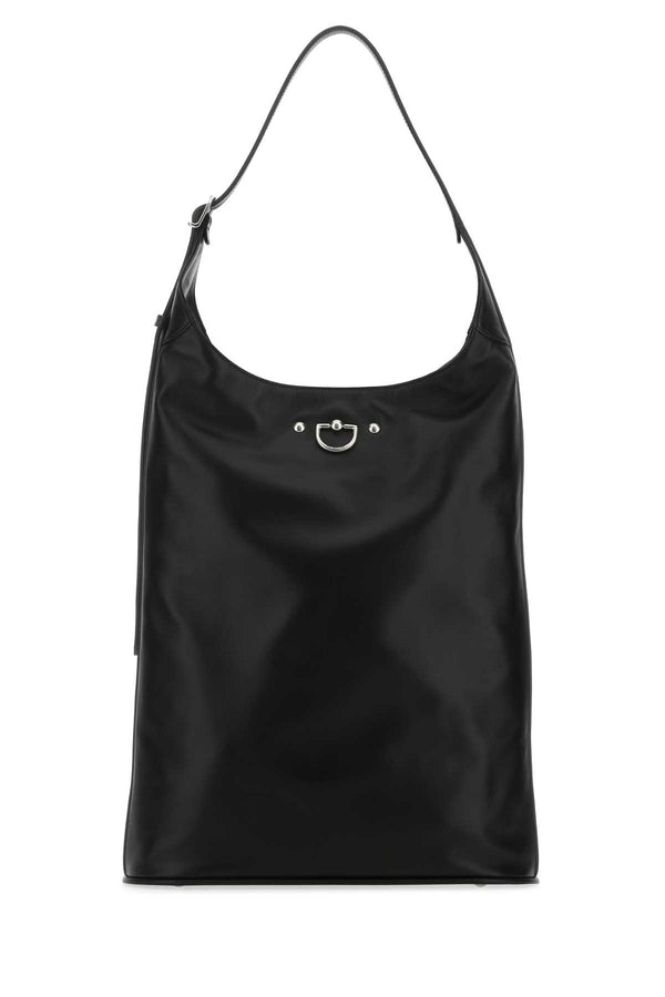 Durazzi Exterior: 100% Lamb nappa leather shoulder bag in black