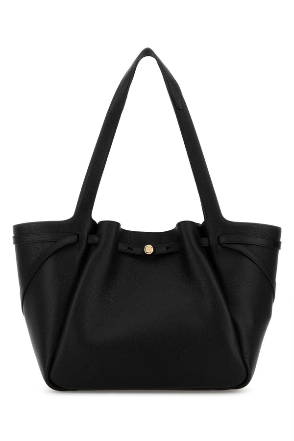 Tory Burch Tote Body: 100% Cow Leather; Lining: 60% Polyamide tote bag in black
