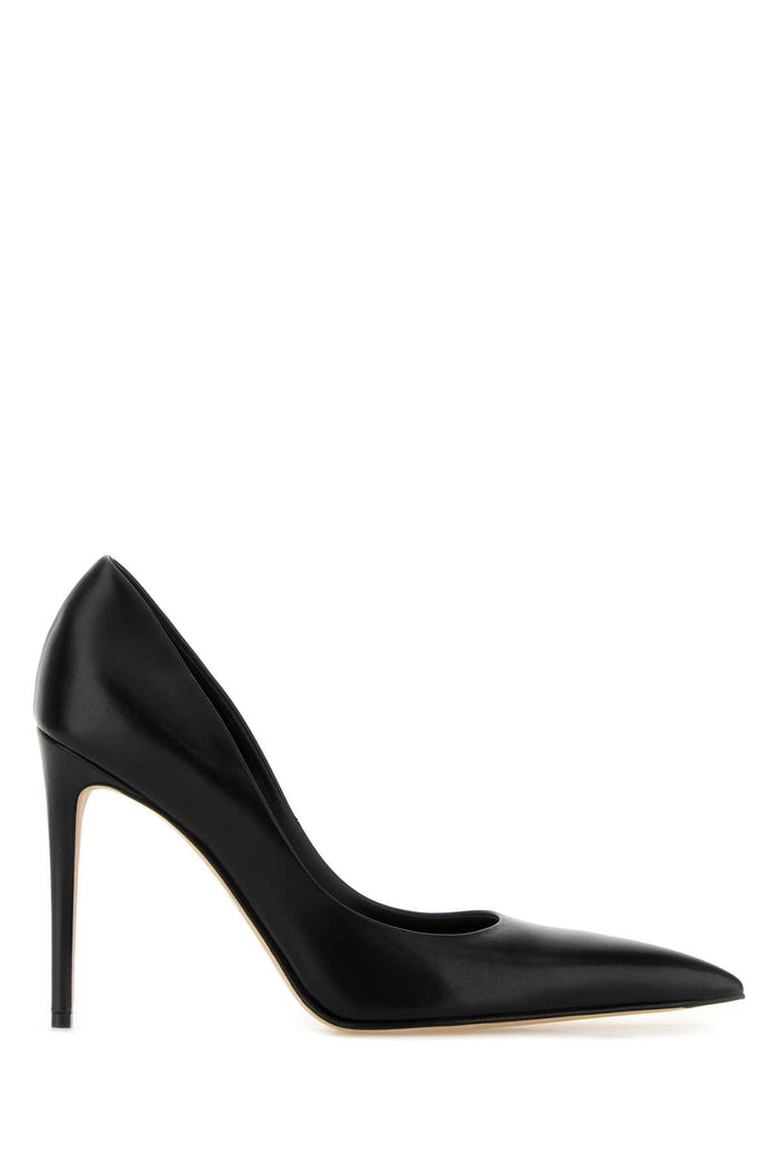 Black Leather Pumps Blackgold Scarpe Con Tacco