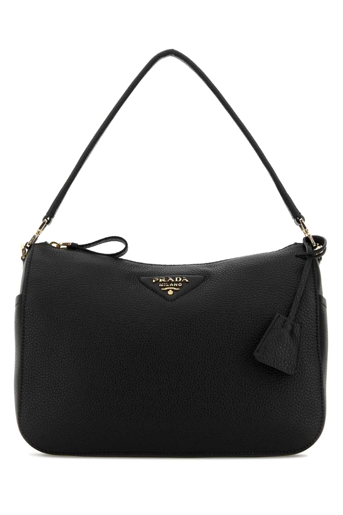 Black Leather Medium Shoulder Bag Nero 1 Borse A Mano