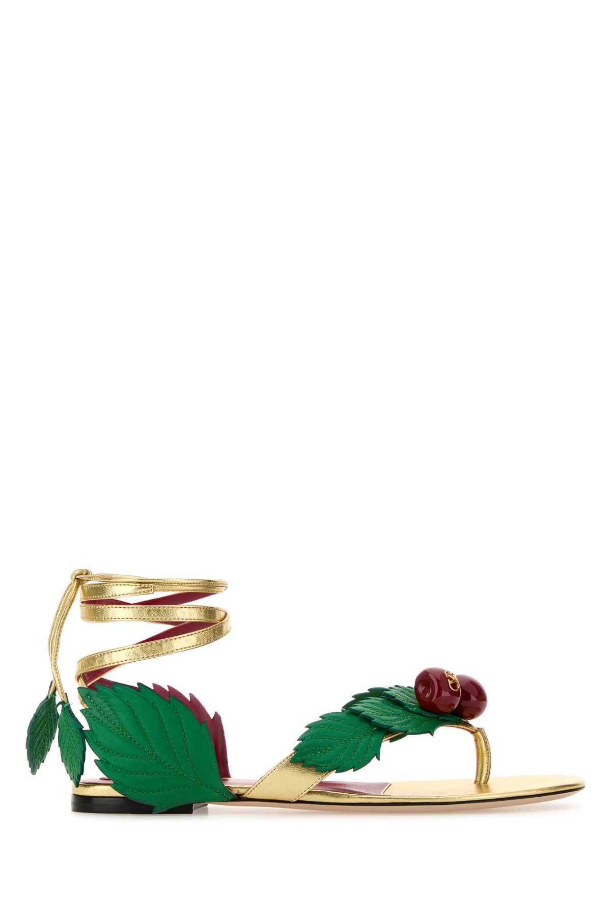 Antiquebrasslightpeppermint Sandali