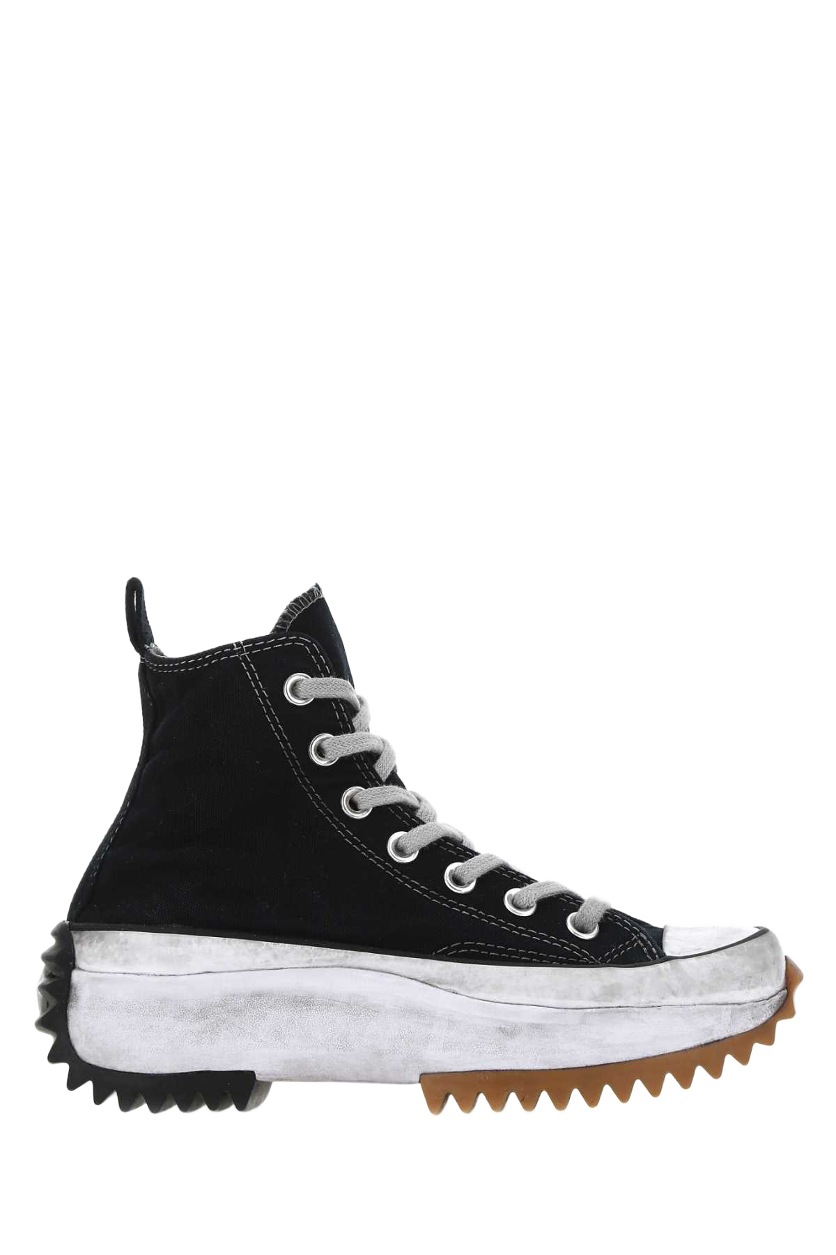 Black Canvas Run Star Hike Sneakers Blacksmokein
