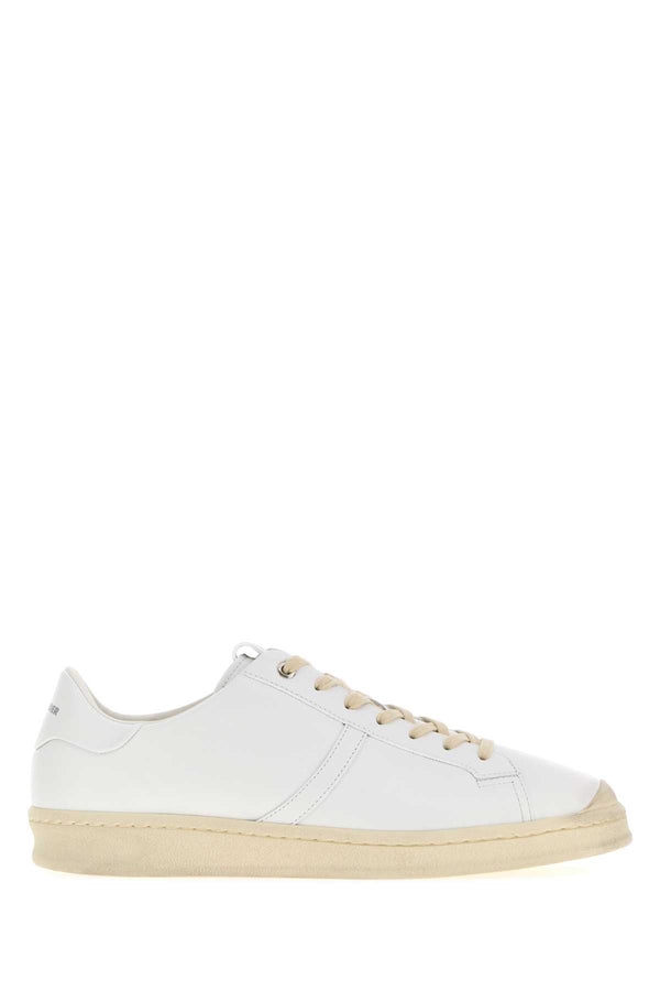 Jil Sander Exterior: 100% Calf sneaker in white