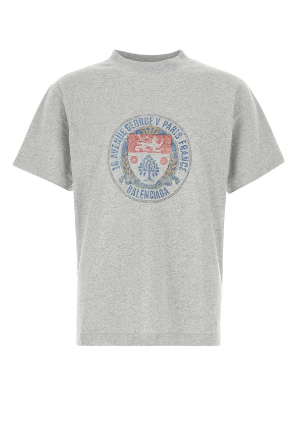 Balenciaga 100% cotton t-shirt in gray