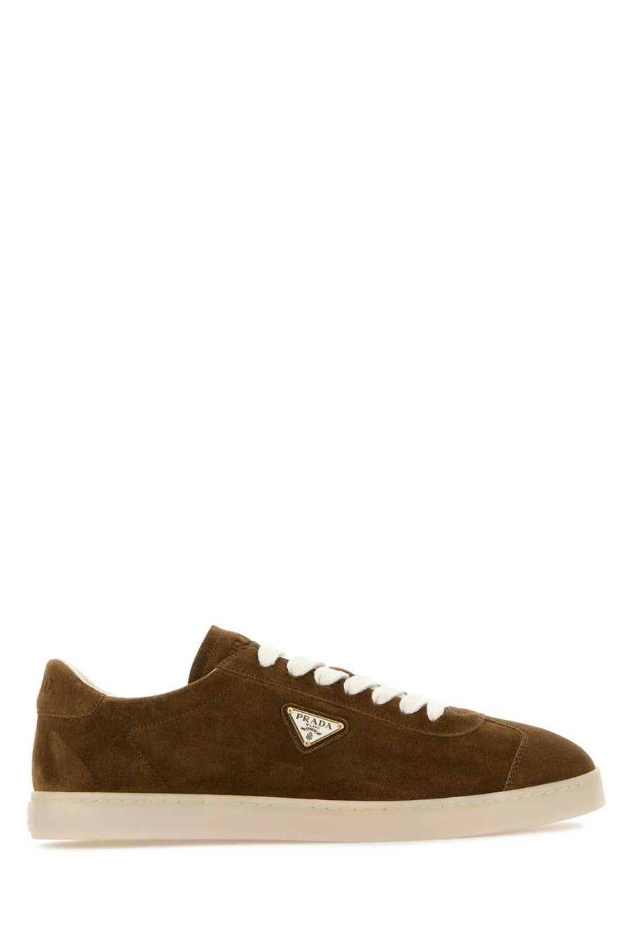 Prada 100% Vitello sneaker in brown