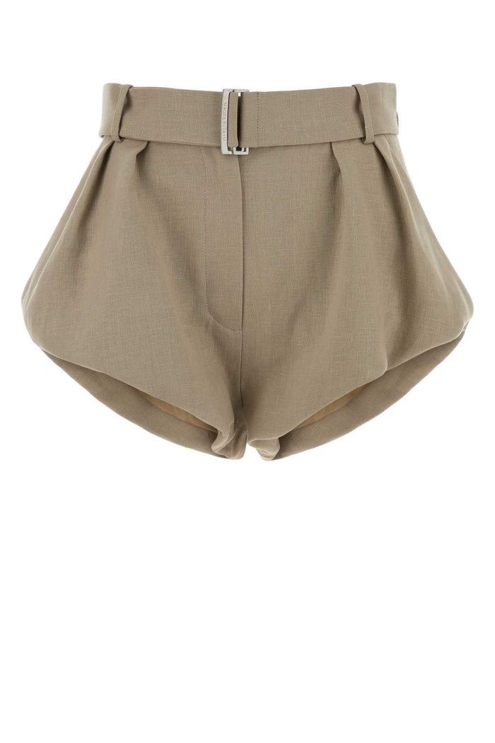 Beige Exterior: Linen Nylon Short