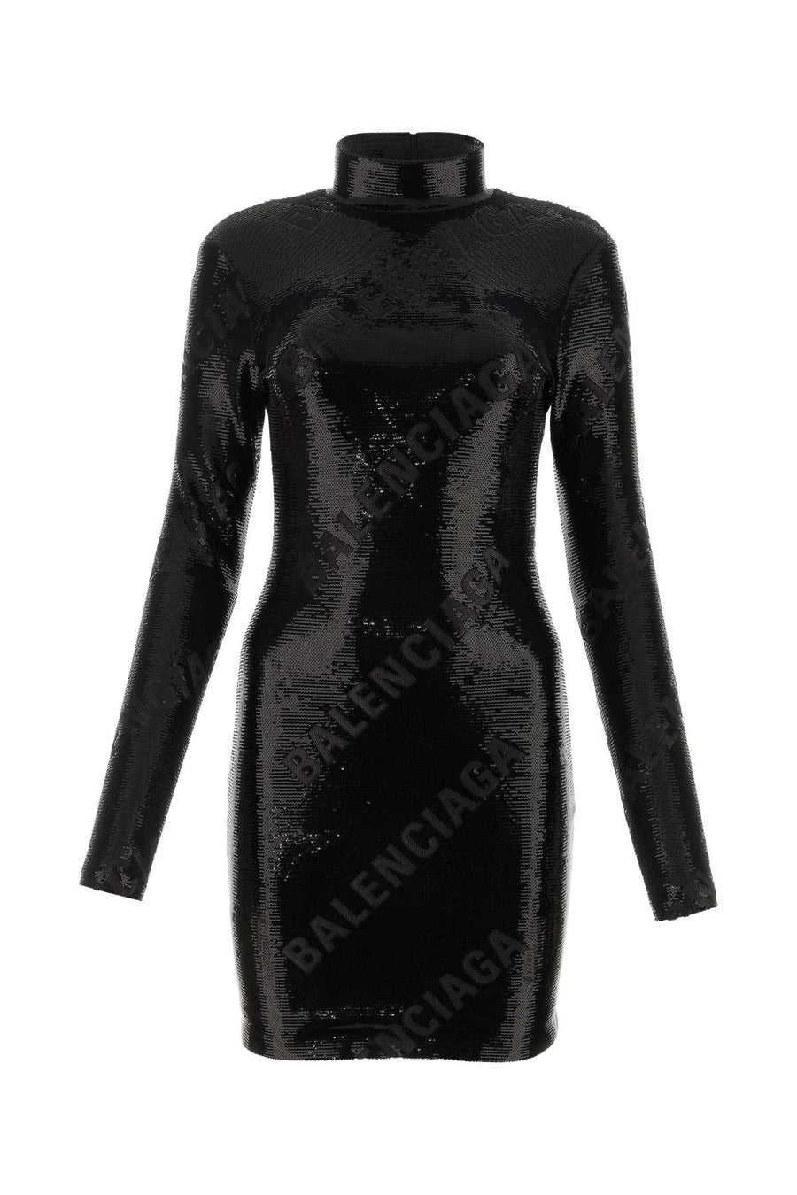 Balenciaga Exterior: 80% Nylon 20% Elastane; Lining: 80% Nylon 20% Elastane dress in black