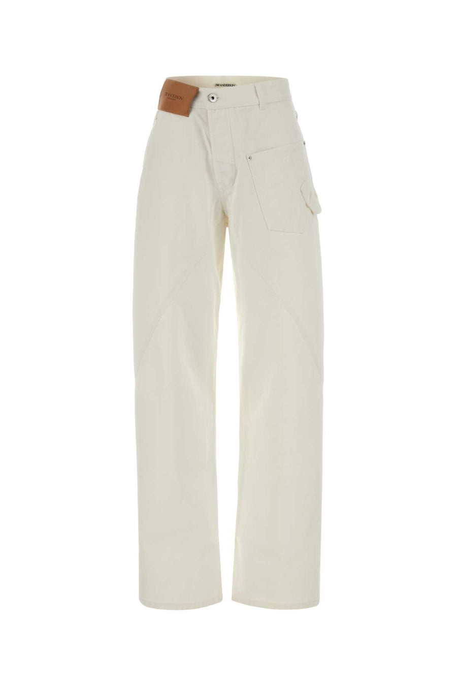 JW Anderson Workwear 100% Cotton jeans in white