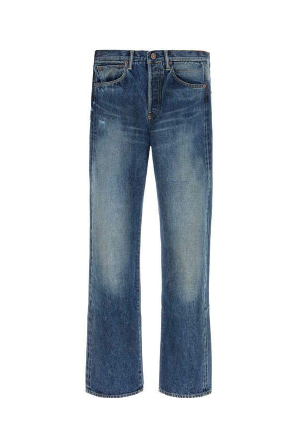 Visvim Sculpture 100% Cotton jeans in blue