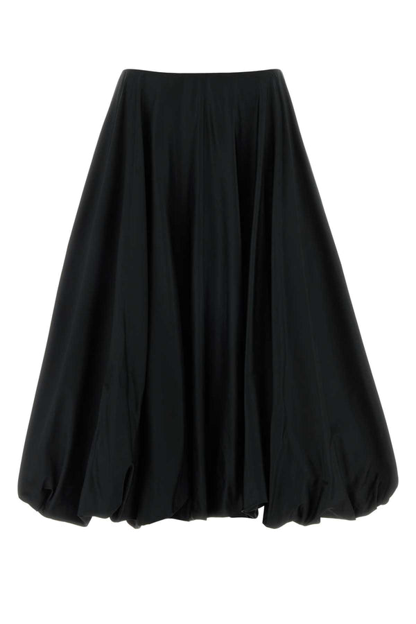 Balenciaga Exterior: 60% Polyester 40% Silk; Lining: 100% Cotton skirt in black