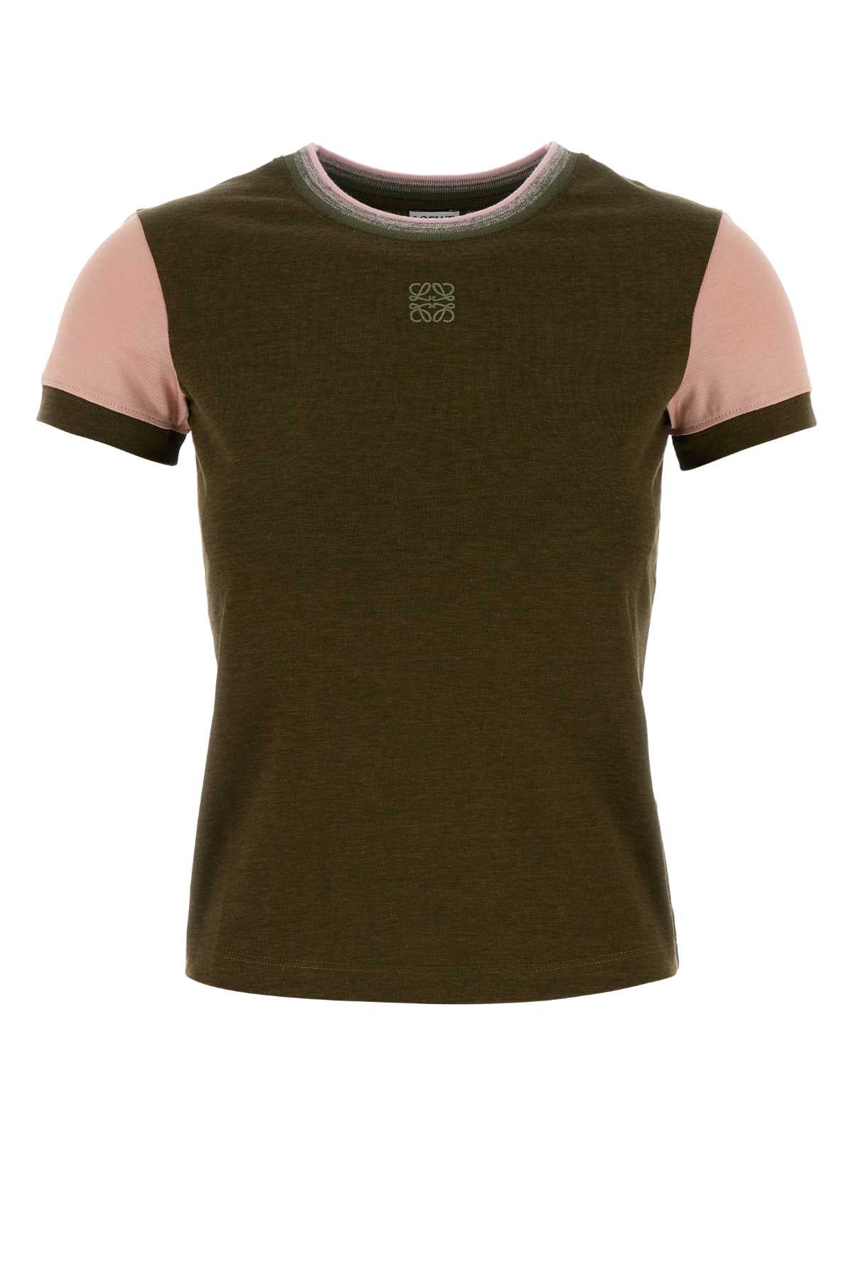 Khakigreen Exterior: Cotton Viscose T-shirt