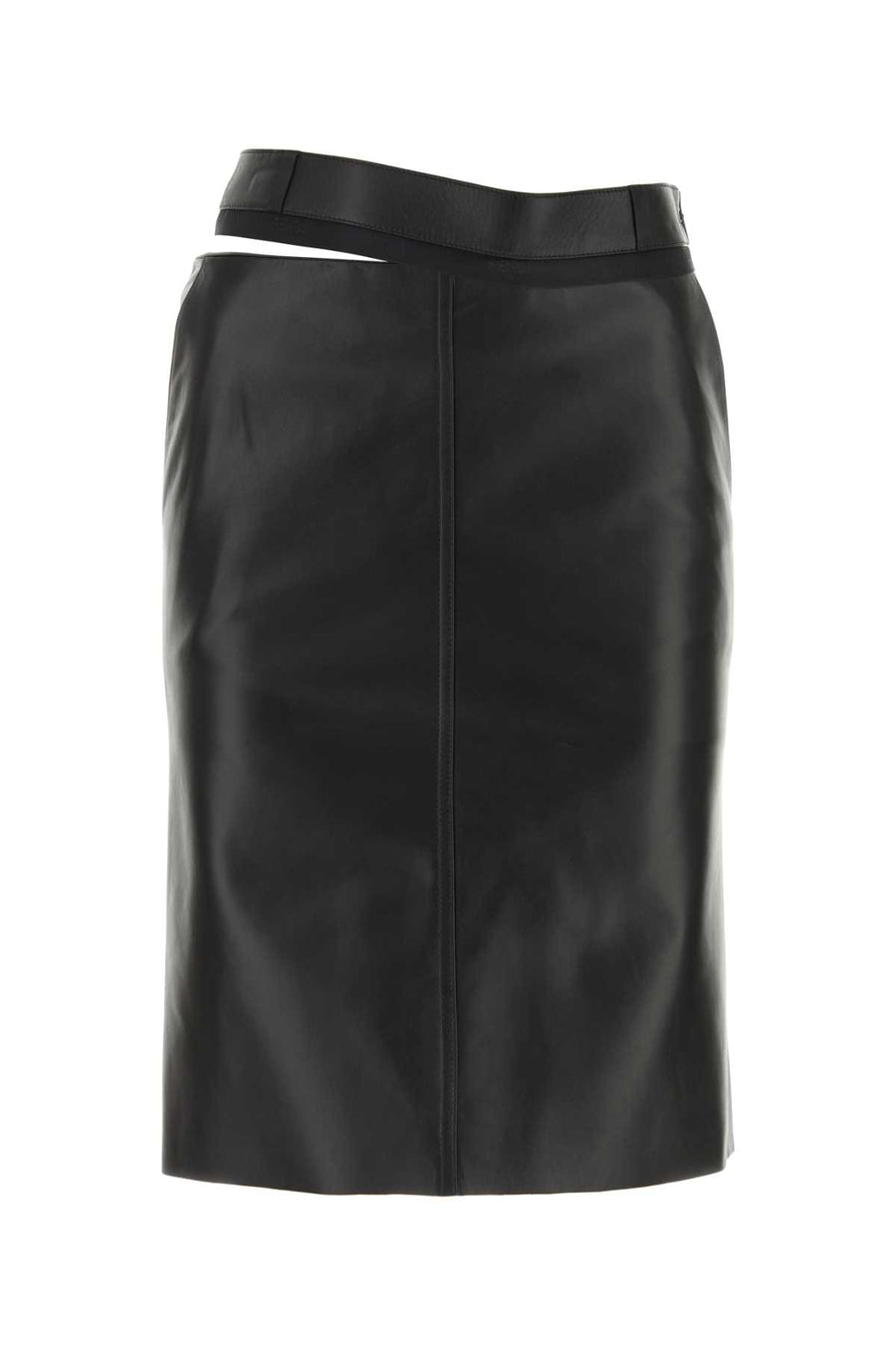 Fendi Exterior: 100% Calf. Lining: 100% Fabric skirt in black