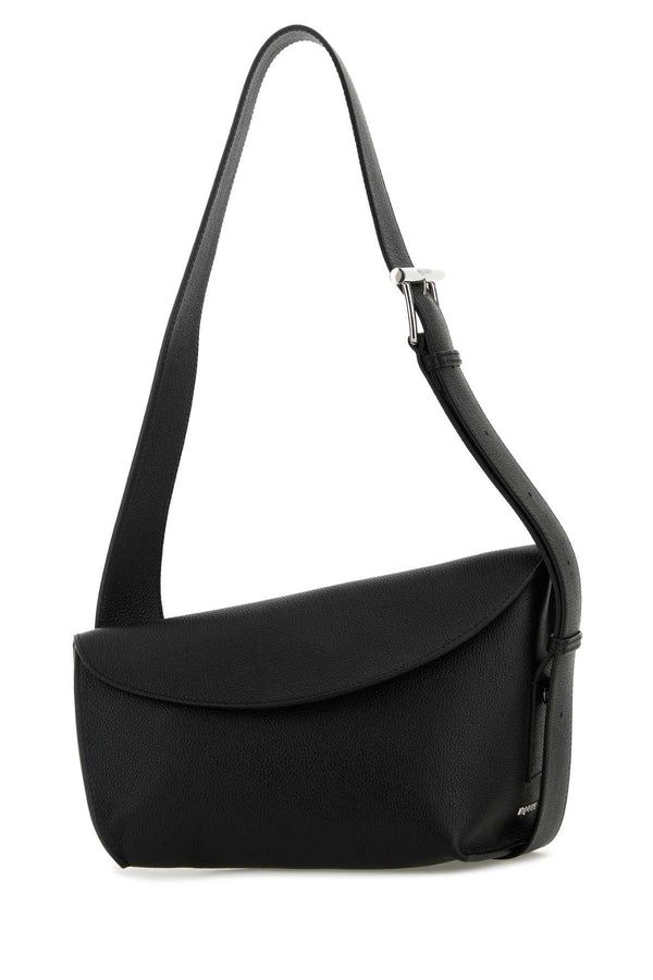 Alexander McQueen Sling Pebbled leather crossbody bag in black