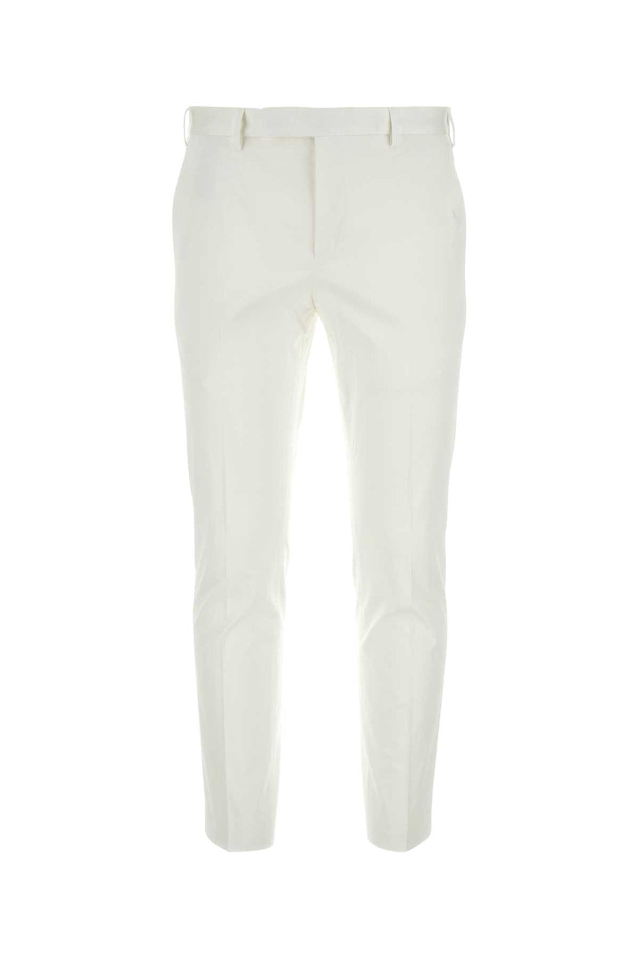 Pt Torino 95% Cotton trouser in white