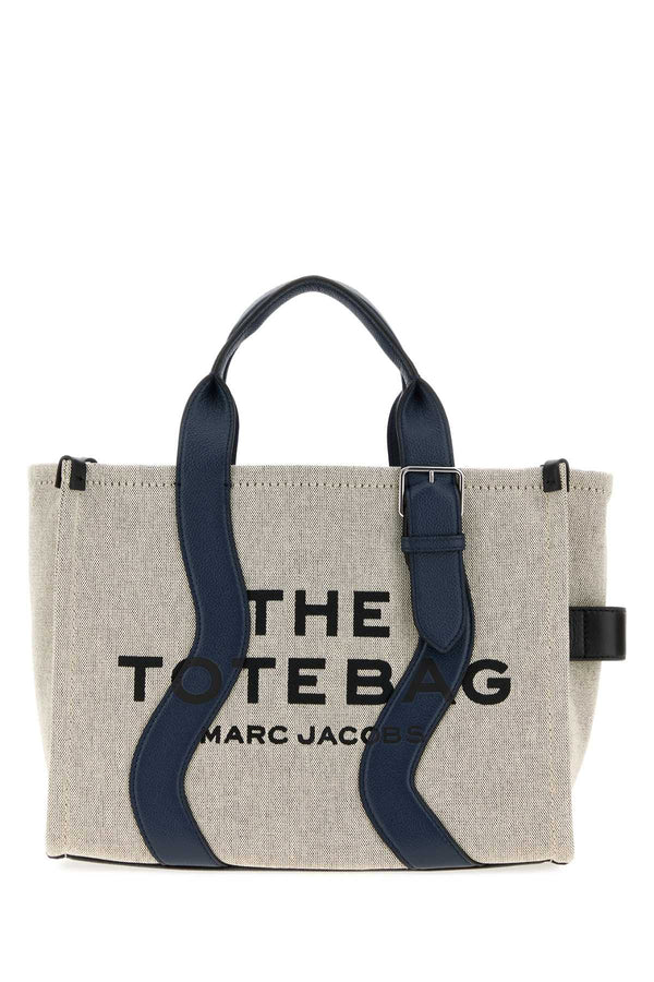 Marc Jacobs Tote Exterior: 100% Fabric; Finishing: Silver metal tote bag in multicolor