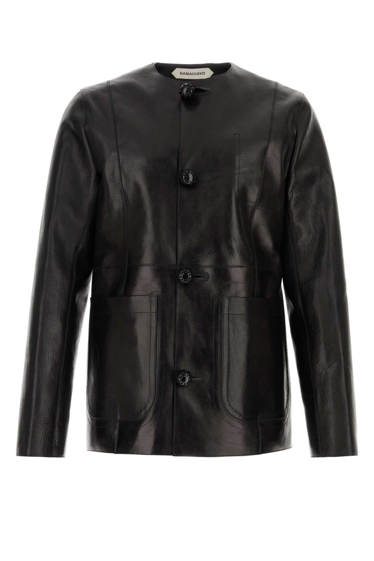 Black Leather Jacket Giacche In Pelle