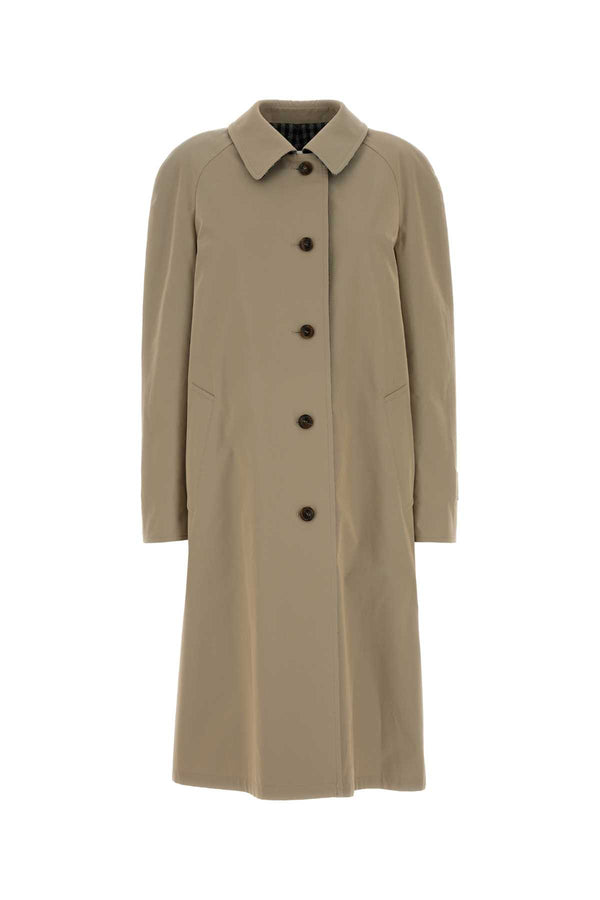 Miu Miu 100% Cotton trench coat in beige