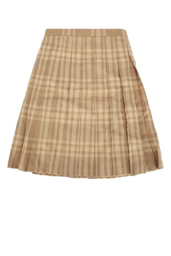 Burberry Jr Estelle 100% Wool skirt in beige