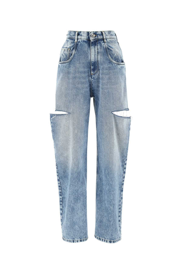 Maison Margiela 100% Cotton jeans in blue