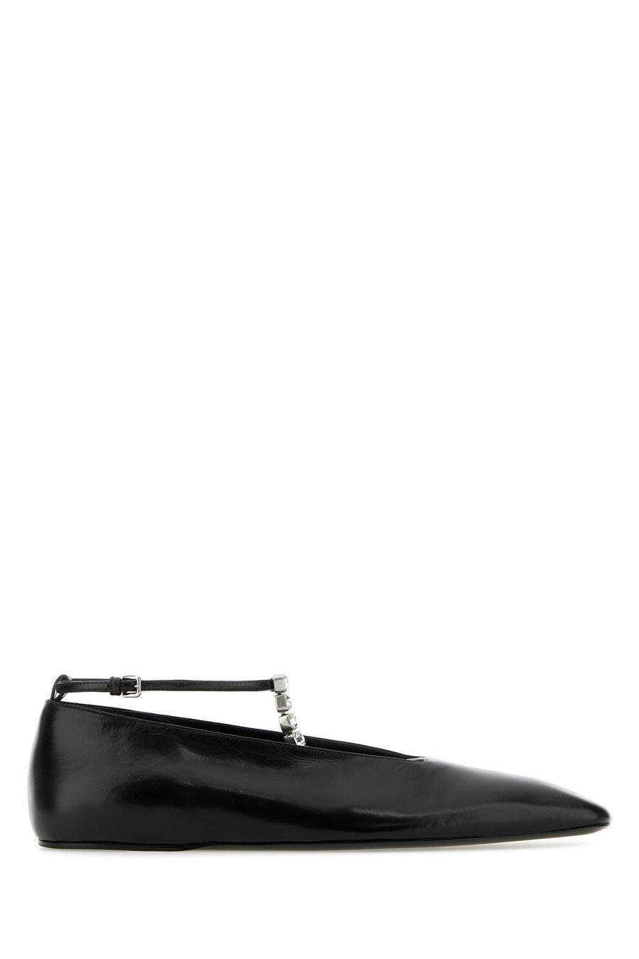 Jil Sander Uppers: 100% Goat Leather | Lining: 100% Sheep Leather | Sole: 100% Bovine Leather ballet flat in black