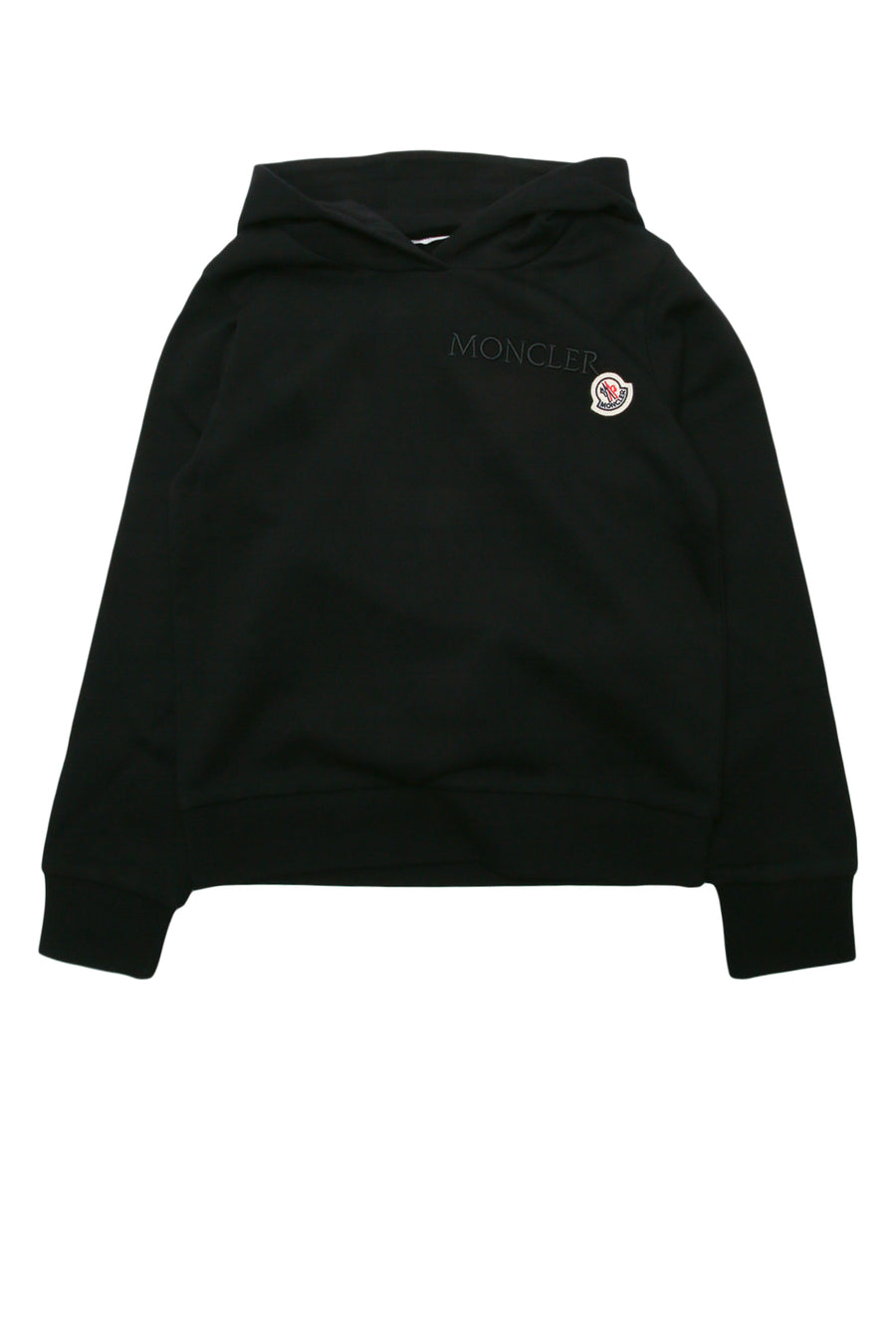 Moncler Jr Sweater 100% Cotton hoodie in black