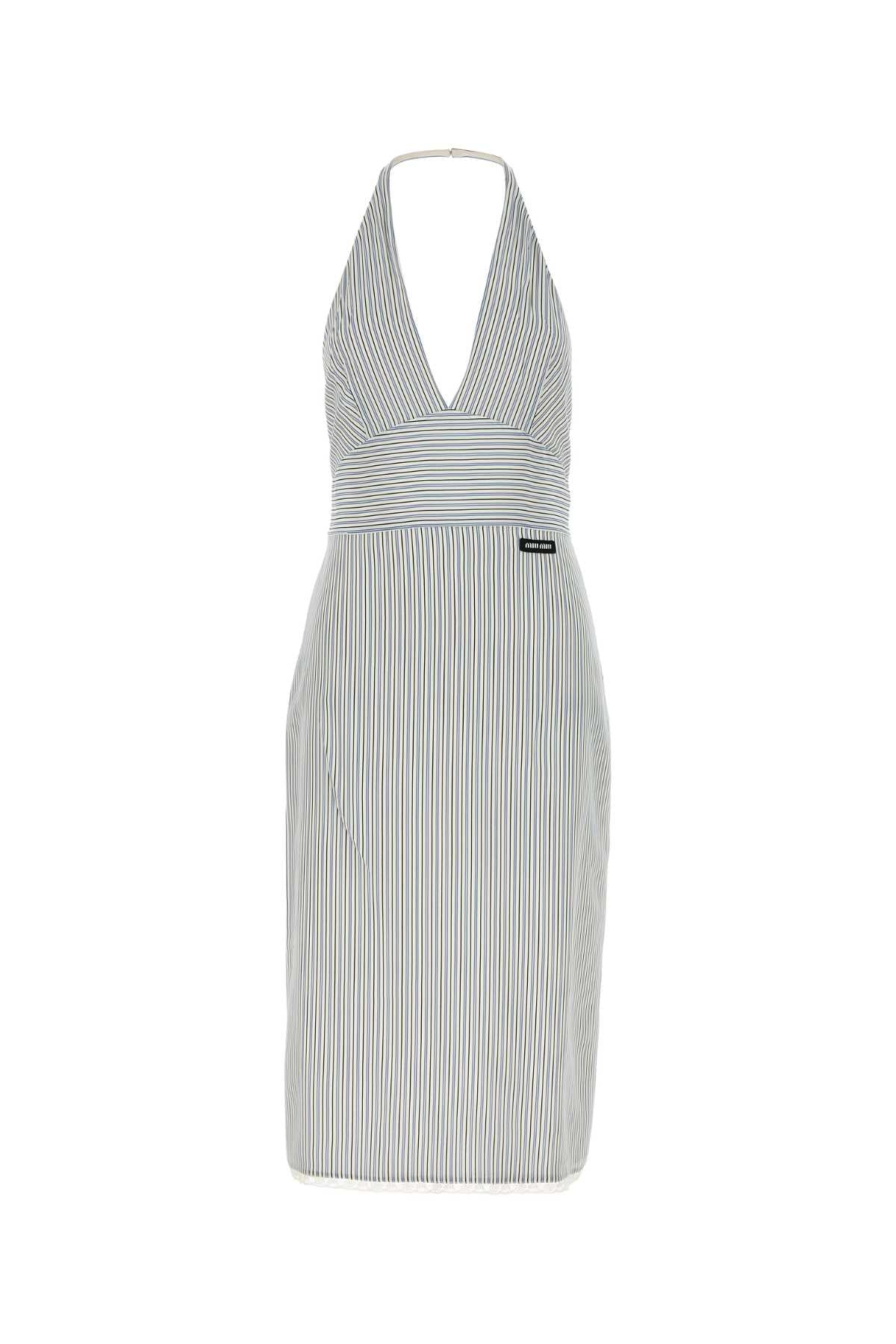 Printed Silk Dress Avorioavio Se-trochusniloticus Abiti
