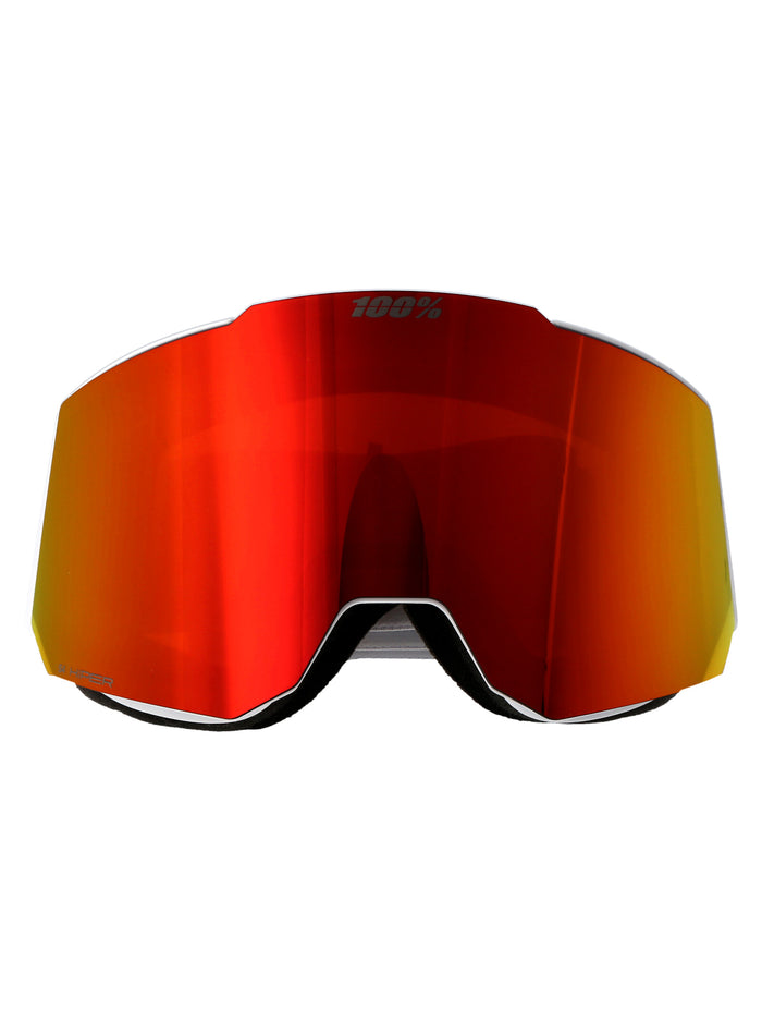 Snowcraft White / Red Acetate Sunglasses