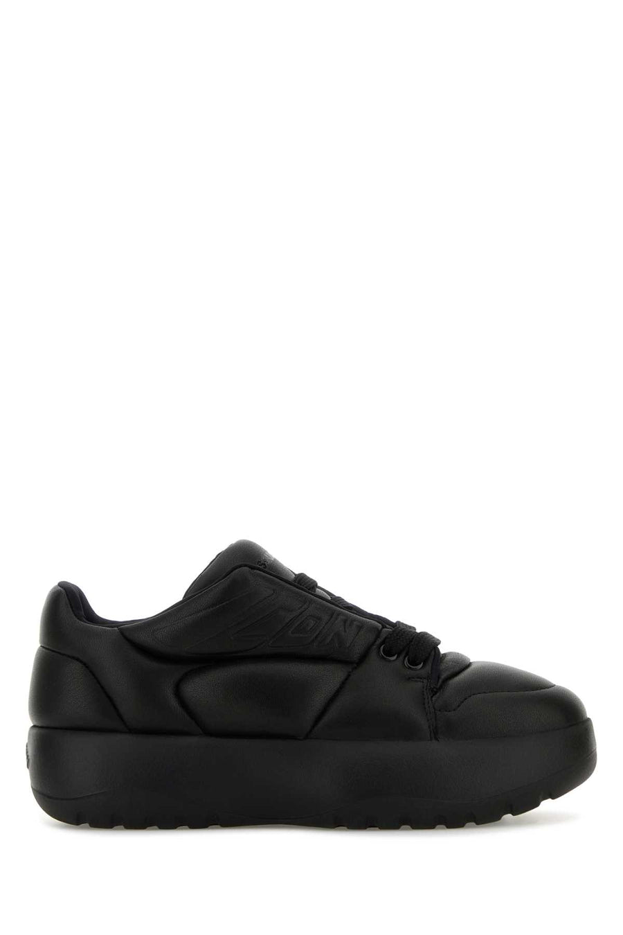 Dsquared2 Exterior: 100% Leather sneaker in black
